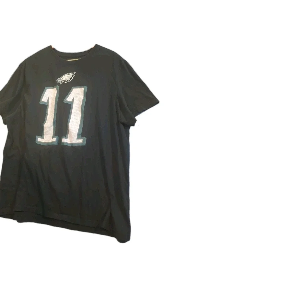 Pre-owned The‎ Nike Tee Philadelphia Eagles #11 Tee Black Size 2XL (Brown-back)